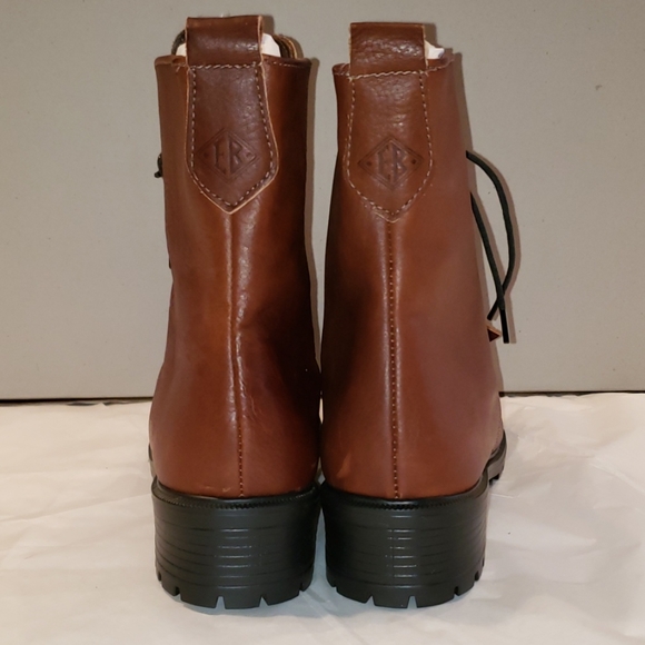 Eddie Bauer NEW Lug Sole Lace Up Leather Boot Women's 10 Burgundy USA 🎉HPx2🎉 - Picture 7 of 16